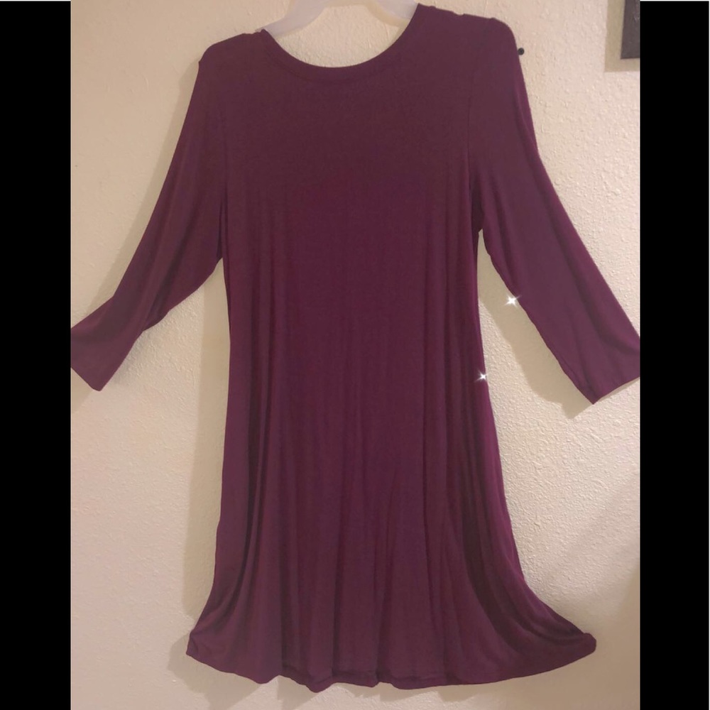 Maroon dress